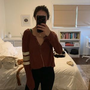 Sporty Free People Long Sleeve Shirt